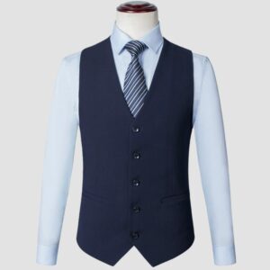 navy blue vest